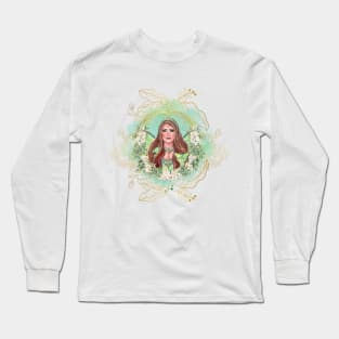 Aine Fairy art by Renee Lavoie Long Sleeve T-Shirt